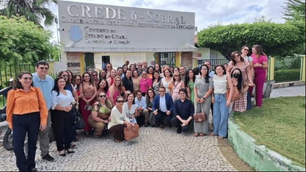 Objetivo é estabelecer trocas de boas práticas com a Coordenadoria Regional de Desenvolvimento da Educação do Ceará (Crede) e com a Secretaria Municipal de Educação de Sobral.(Imagem:Divulgação)