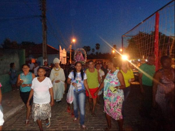 Procissão encerrou festejos à padroeira Nossa Senhora de Nazaré.(Imagem:FlorianoNews)