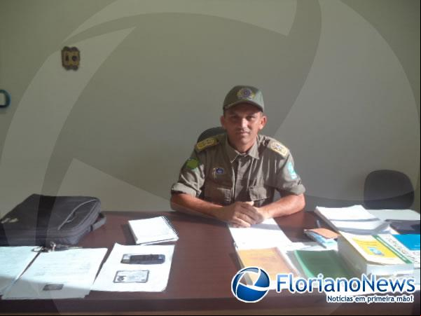 Major Inaldo Barros.(Imagem:FlorianoNews)