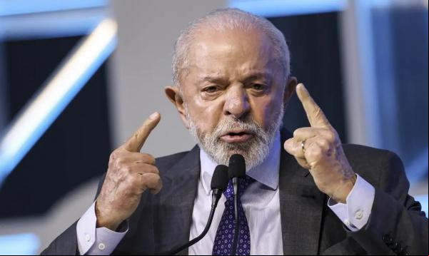 O presidente Luiz Inácio Lula da Silva participa da abertura do 14º Encontro Nacional da Indústria (Enai).(Imagem:Marcelo Camargo/Agência Brasil)