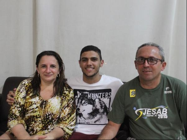 Aluno falou da importância familiar.(Imagem:Ellyo Teixeira/G1)