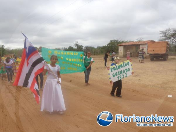 Realizada 1ª Parada Cívica das escolas do campo de Barão de Grajaú.(Imagem:FlorianoNews)