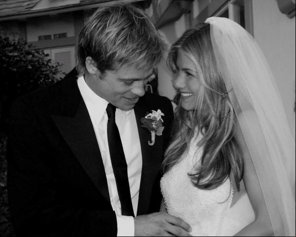 Casamento de Brad Pitt e Jennifer Aniston chegou ao fim em 2005.(Imagem:Divulgação)